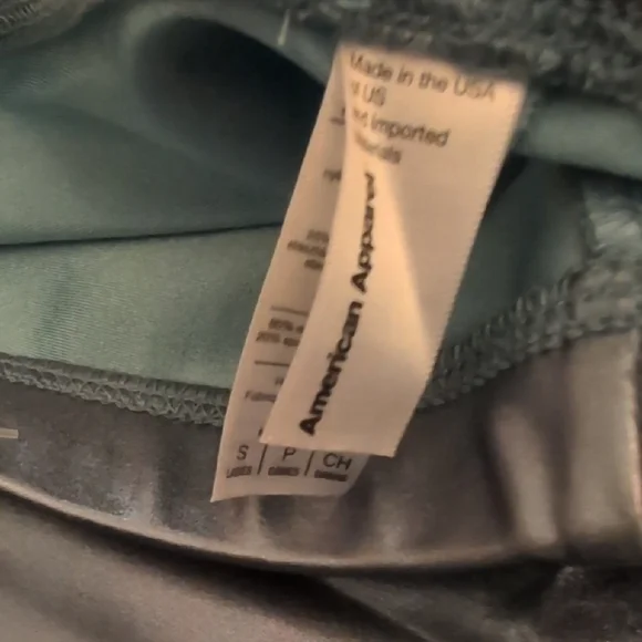 American Apparel - Ice Blue Iridescent Leggings - Picture 6 of 7